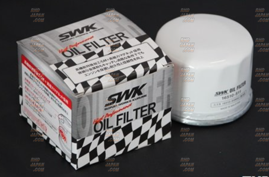 S.W.K. Suzuki Works Kurume Performance Oil Filter Type 2 - UNF3/4-16 65D 50H
